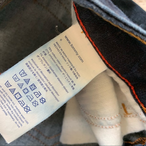 TOMMY HILFIGER Denim Straight Leg Jeans 26 0 EUC - Picture 6 of 8